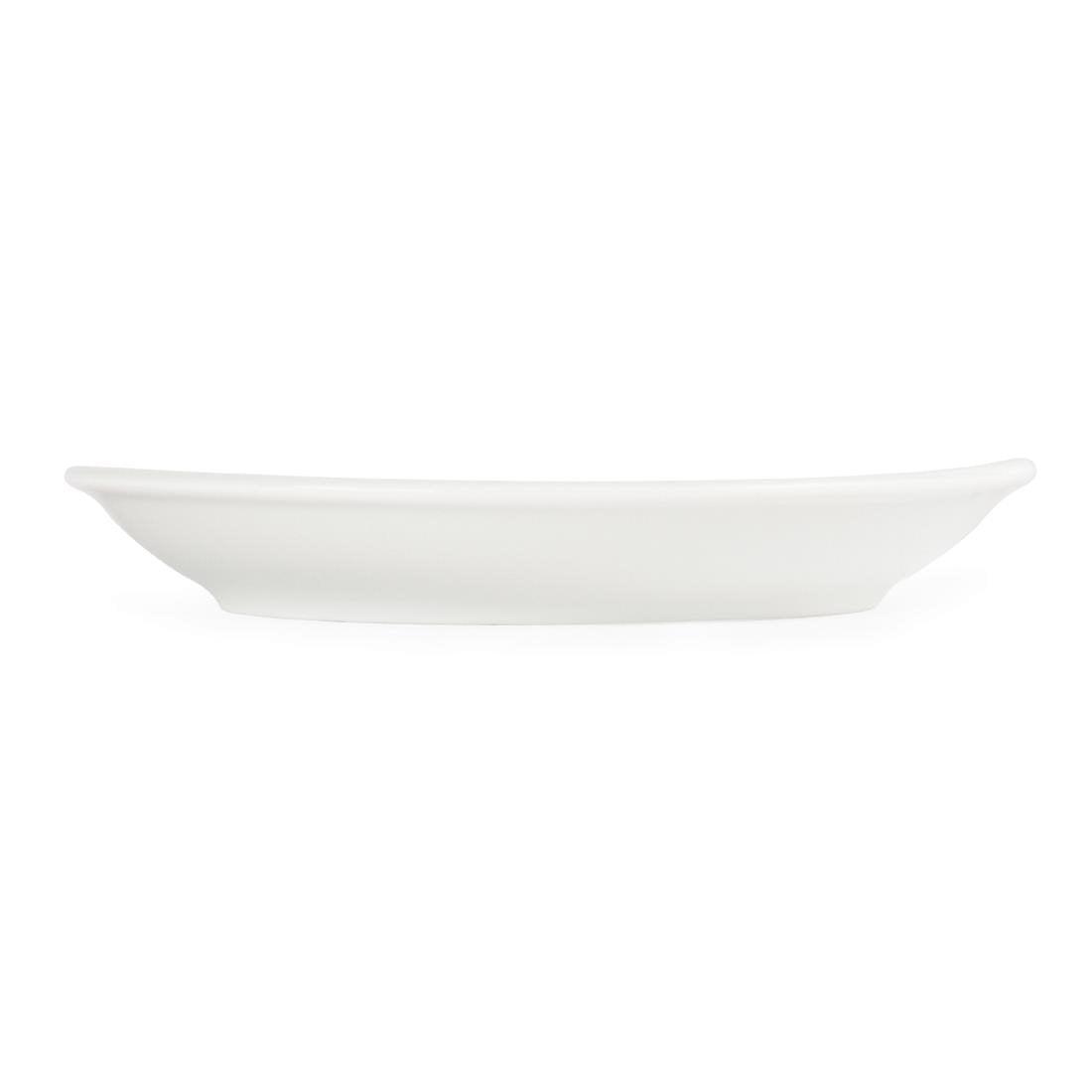 Soucoupe pour tasse à espresso empilable blanche Olympia (Lot de 12) - FRANCE CHR
