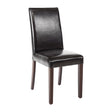 Chaises en simili cuir Bolero noires (Lot de 2) - FRANCE CHR