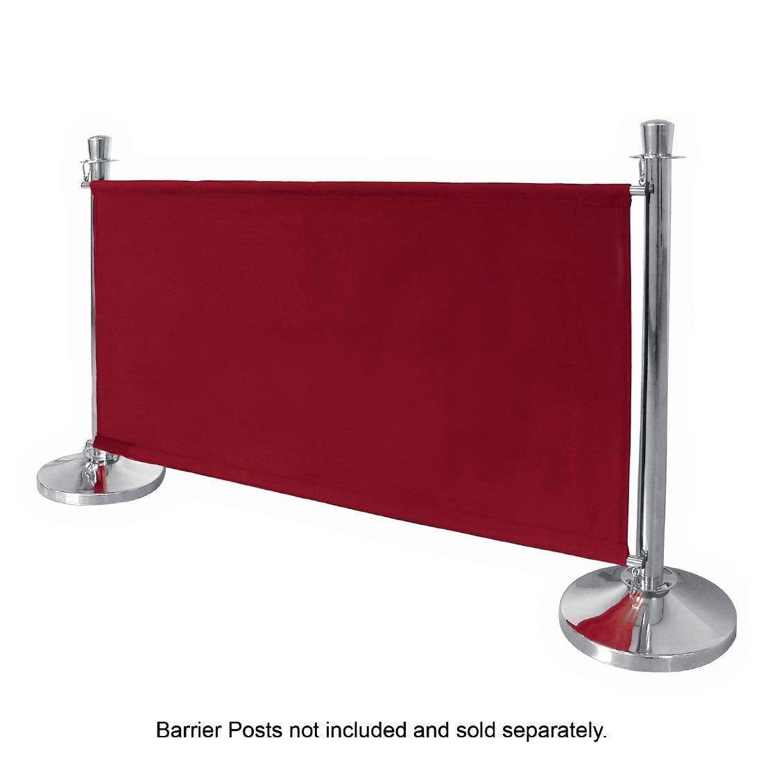 Barrière en toile Bolero rouge - FRANCE CHR