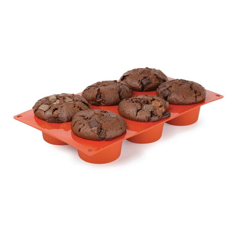 Plaque 6 muffins en silicone Pavoni Formaflex - FRANCE CHR