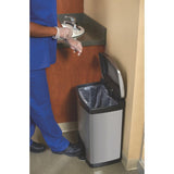 Poubelle à pédale frontale inox Rubbermaid Slim Jim 50L - FRANCE CHR