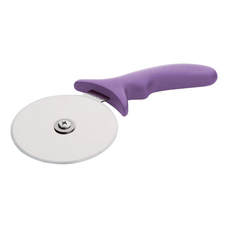 Roulette à pizza code couleur violet allergènes Hygiplas 102mm - FRANCE CHR