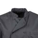 Veste de cuisine mixte Chef Works grise M - FRANCE CHR