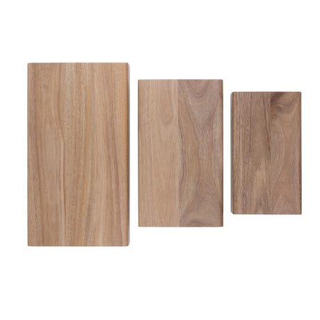 Rehausses en bois d'acacia FSC Olympia (lot de 3) - FRANCE CHR