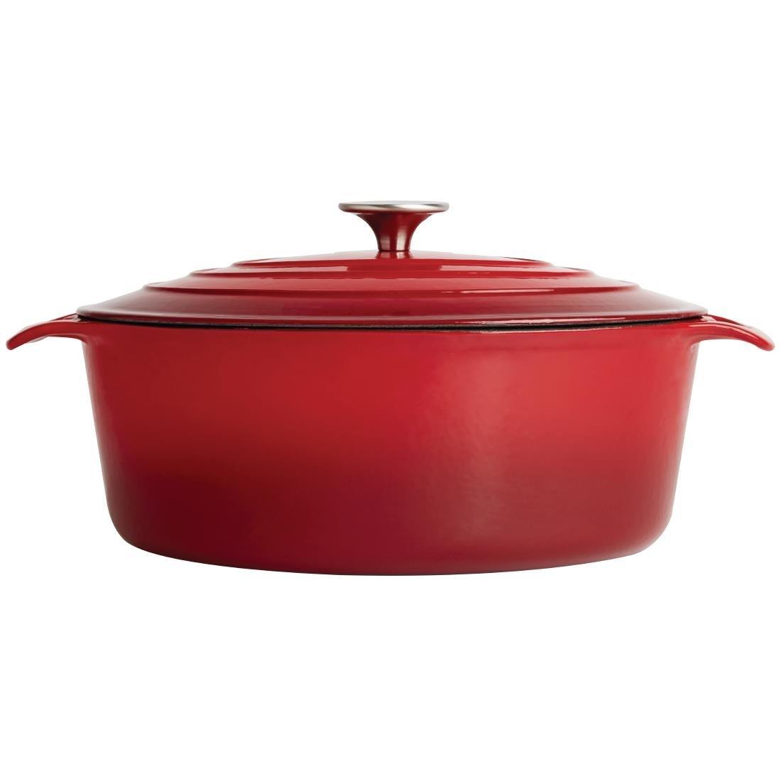 Cocotte ovale rouge Vogue 5L - FRANCE CHR