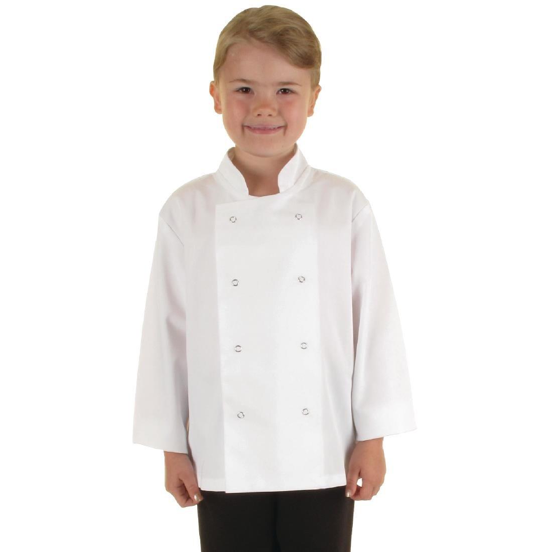 Veste de cuisine enfant Whites blanche S/M - FRANCE CHR