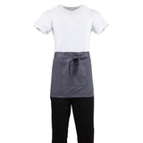 Tablier serveur court Whites gris anthracite - FRANCE CHR