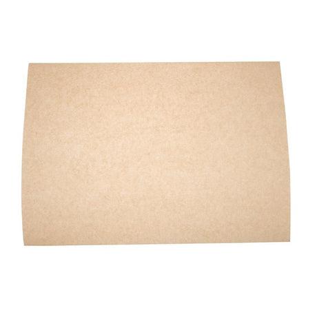 Papier sulfurisé non blanchi compostable Vegware 38 x 27,5 cm (Lot de 500) - FRANCE CHR