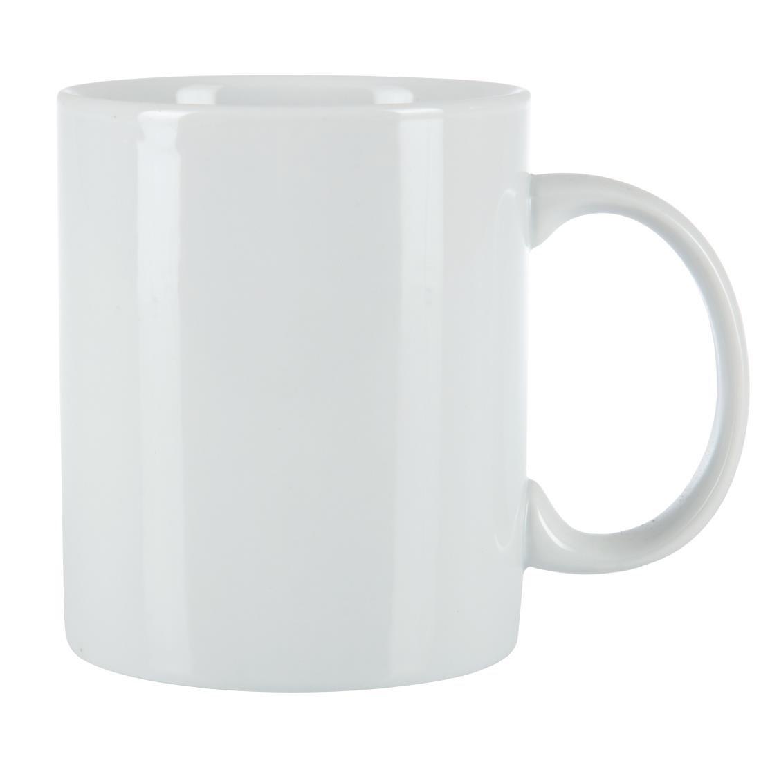 Mug blanc 284ml Olympia Whiteware (Lot de 12) - FRANCE CHR