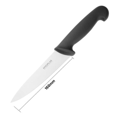 Couteau de cuisinier Hygiplas noir 160mm - FRANCE CHR