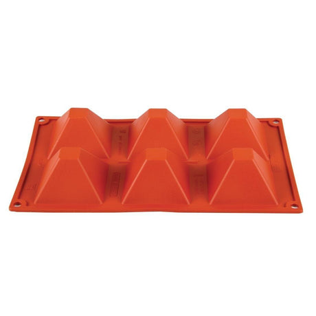 Plaque 6 pyramides en silicone Pavoni Formaflex - FRANCE CHR