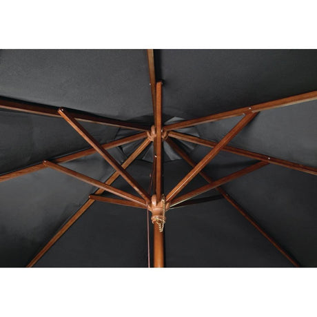 Parasol carré Bolero 2,5m noir - FRANCE CHR