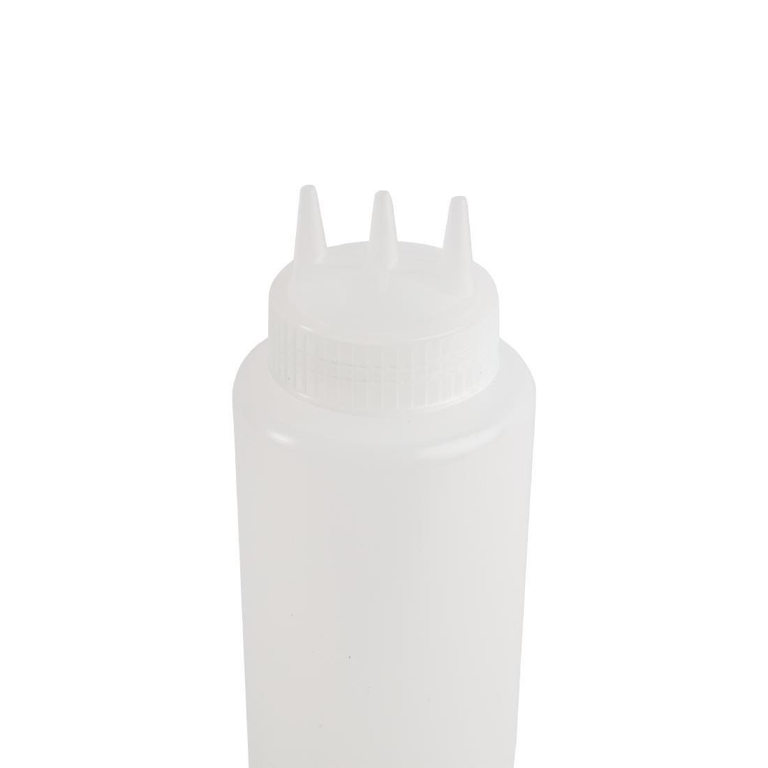 Bouteille souple transparente 3 embouts Vogue 908ml - FRANCE CHR