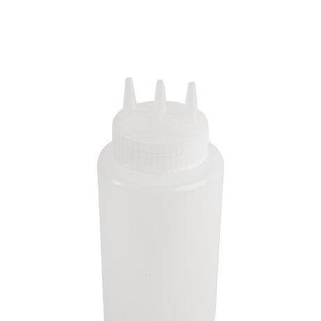 Bouteille souple transparente 3 embouts Vogue 908ml - FRANCE CHR