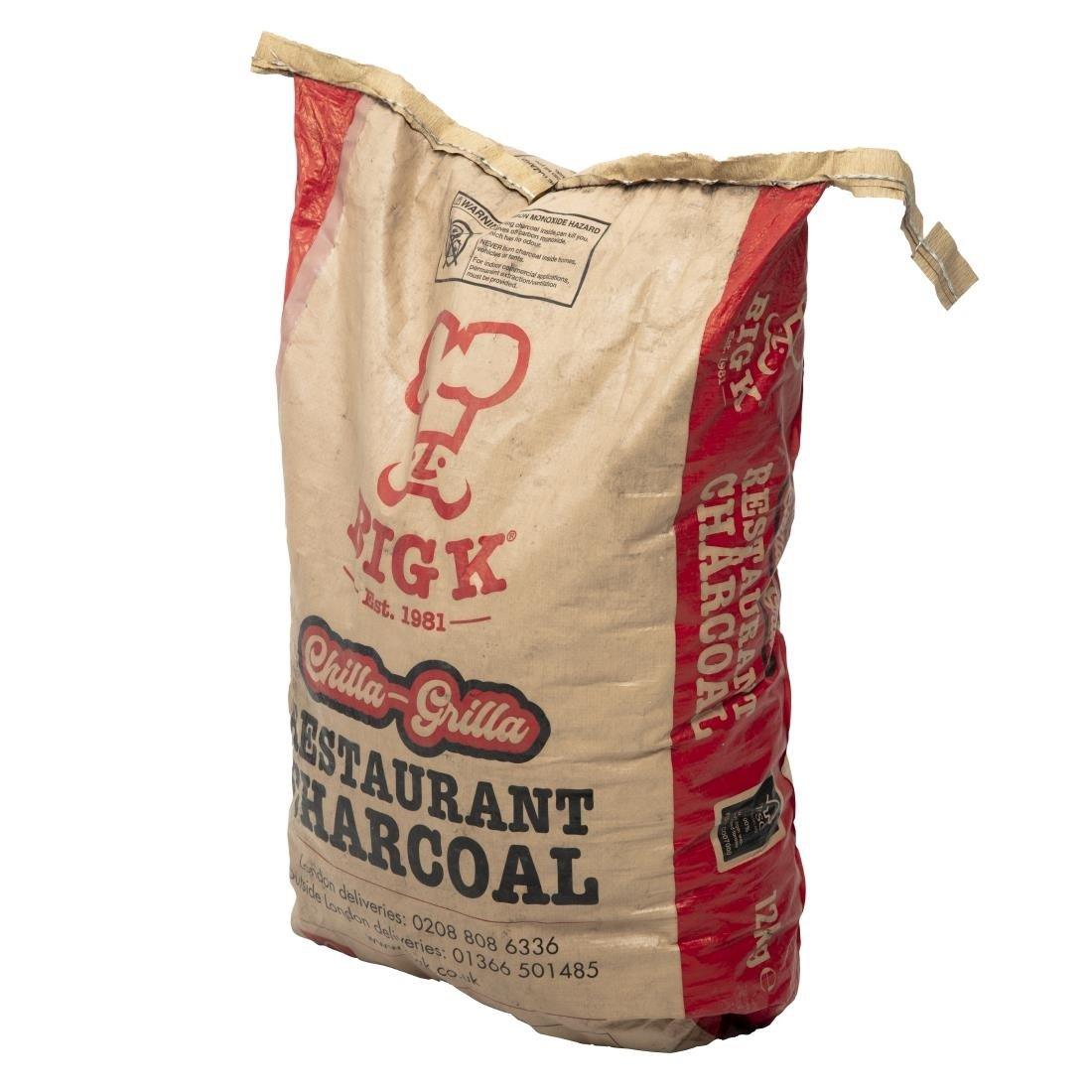 Charbon de bois naturel de restaurant Big K 12kg - FRANCE CHR