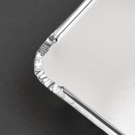 Grands couvercles en carton ciré Fiesta Recyclable pour barquettes aluminium (Lot de 500) - FRANCE CHR