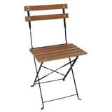 Chaises bistro en imitation bois Bolero (Lot de 2) - FRANCE CHR