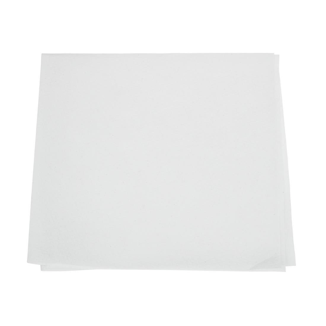 Serviettes snacking en papier blanches 330 x 330mm (Lot de 5000) - FRANCE CHR