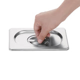 Couvercle GN 1/9 inox Vogue - FRANCE CHR