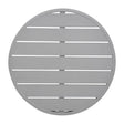 Plateau de table rond en aluminium Bolero gris clair 580 mm - FRANCE CHR
