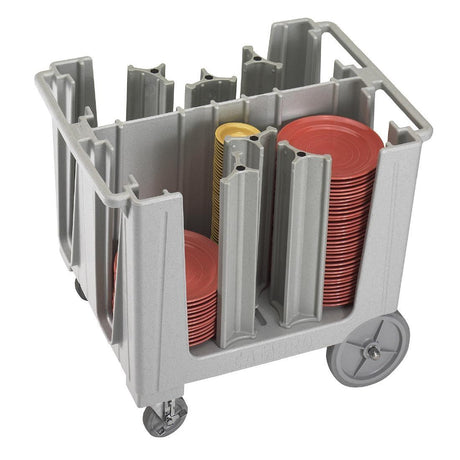 Chariot ajustable à assiettes Cambro Série S gris moucheté - FRANCE CHR