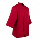 Veste de cuisine mixte Chef Works rouge S - FRANCE CHR