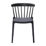 Chaises en polypropylène Windson anthracite (lot de 4) - FRANCE CHR