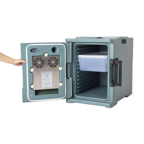 Conteneur alimentaire isotherme chauffant Cambro Camcart bleu ardoise - FRANCE CHR