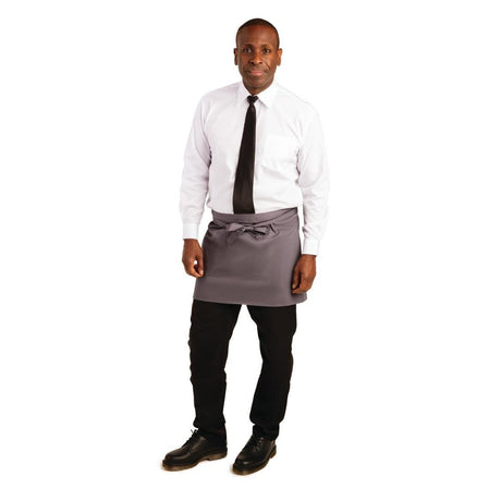 Tablier serveur court Whites gris anthracite - FRANCE CHR