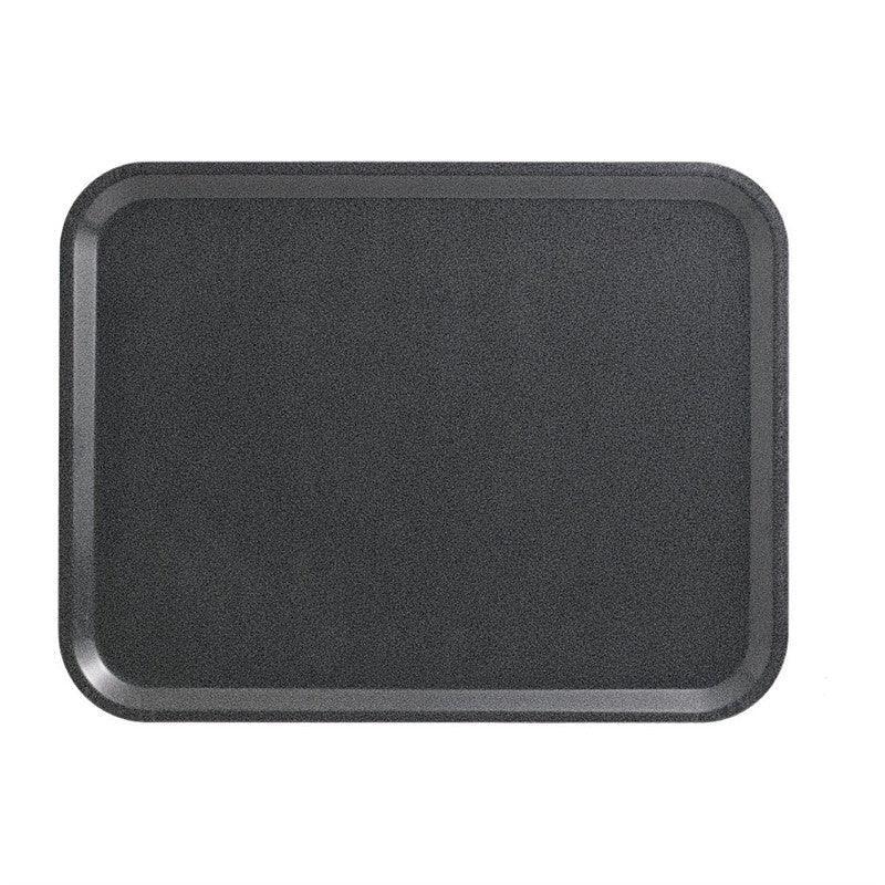 Plateau stratifié lisse Capri Cambro anthracite 430mm - FRANCE CHR