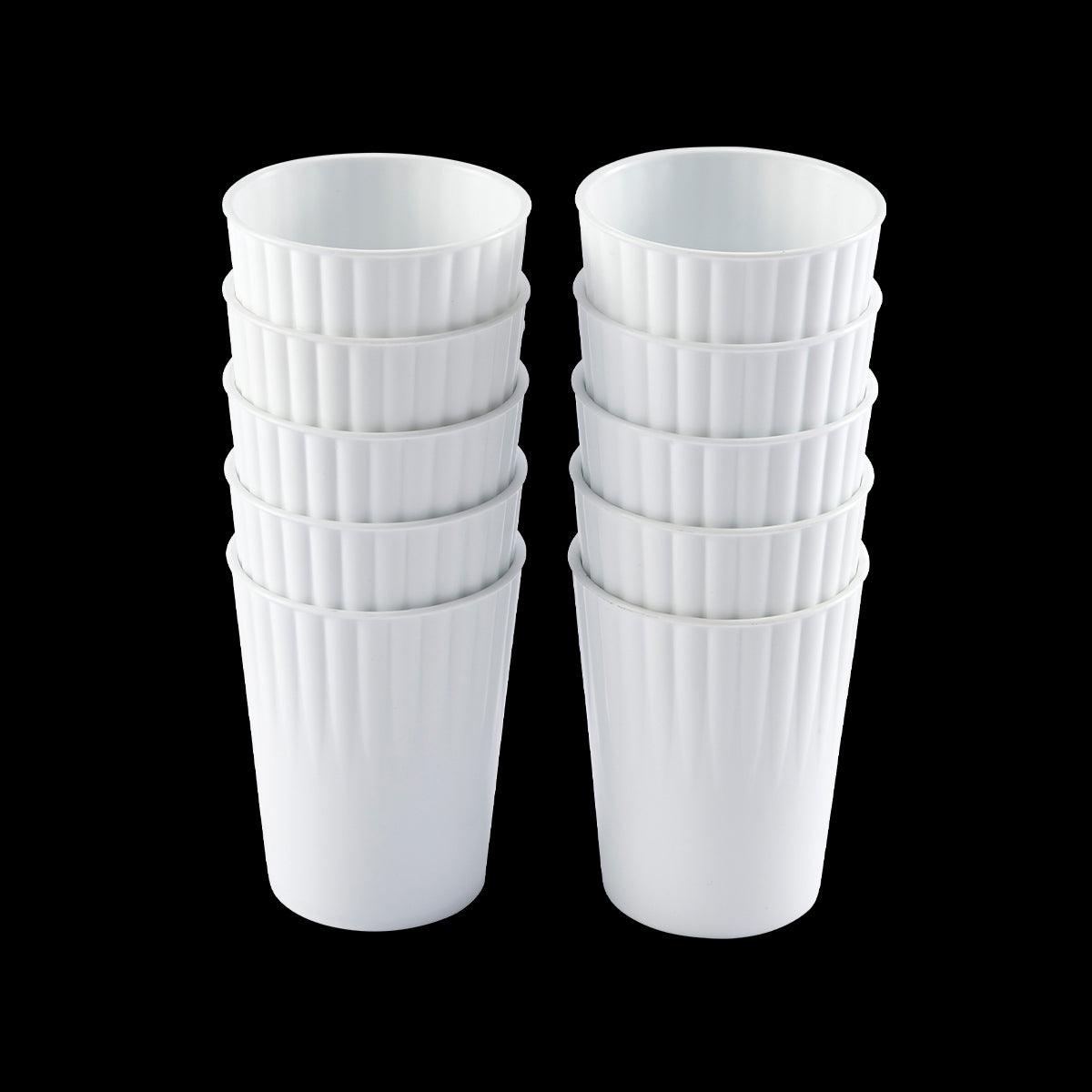 Gobelets 22 cl - lot de 10 - blanc - FRANCE CHR