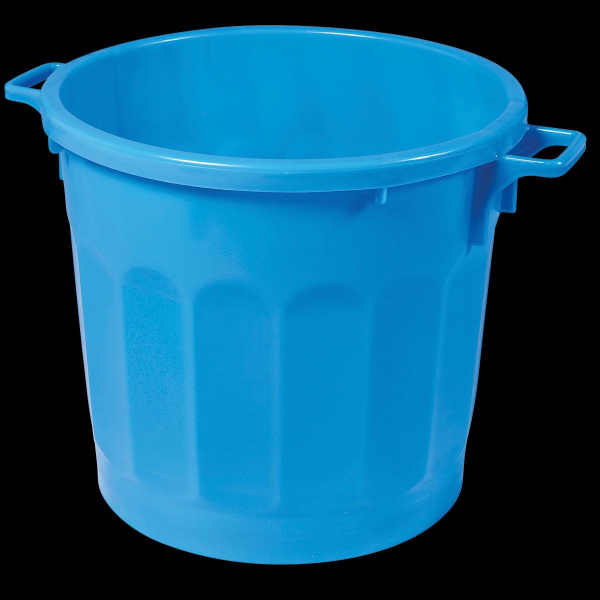 Poubelle ronde tri sélectif 75 L - bleu - FRANCE CHR