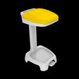 Support sac 120 L + couvercle jaune - FRANCE CHR